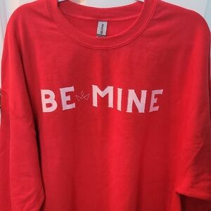 Gildan Red 'Be Mine' Crewneck